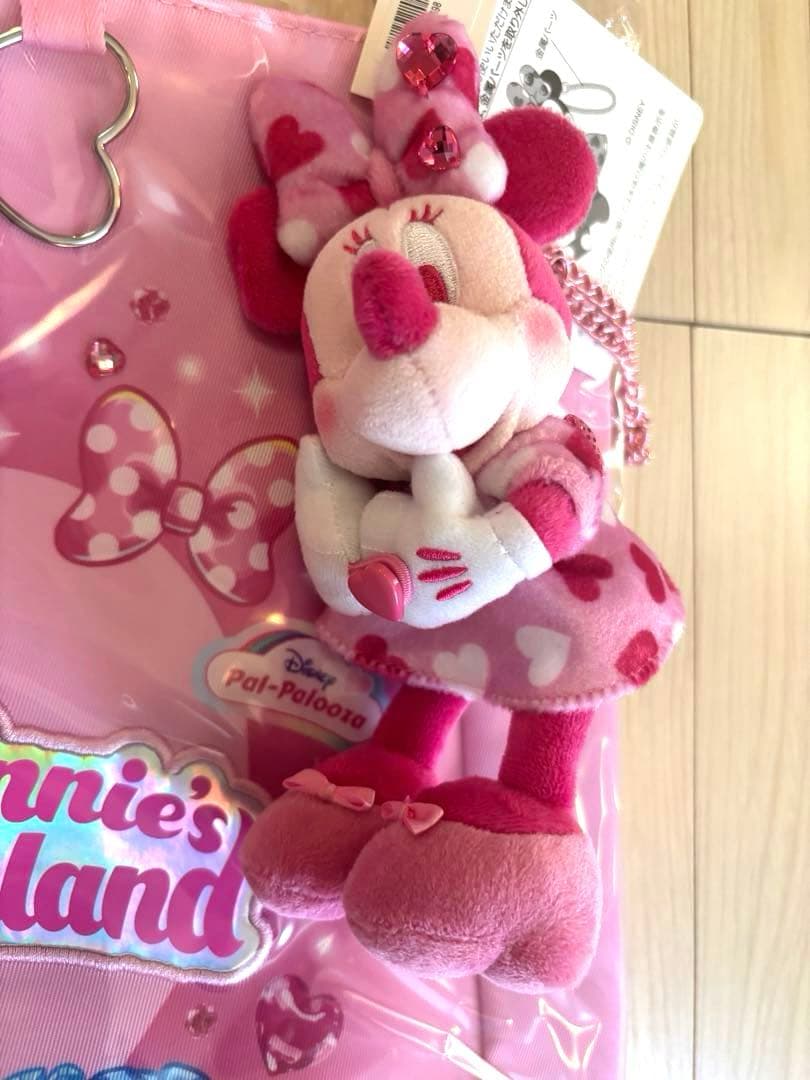 ❤︎ミニーパルパルーザ2026トートバッグ&ミニーぬいぐるみチャーム❤︎