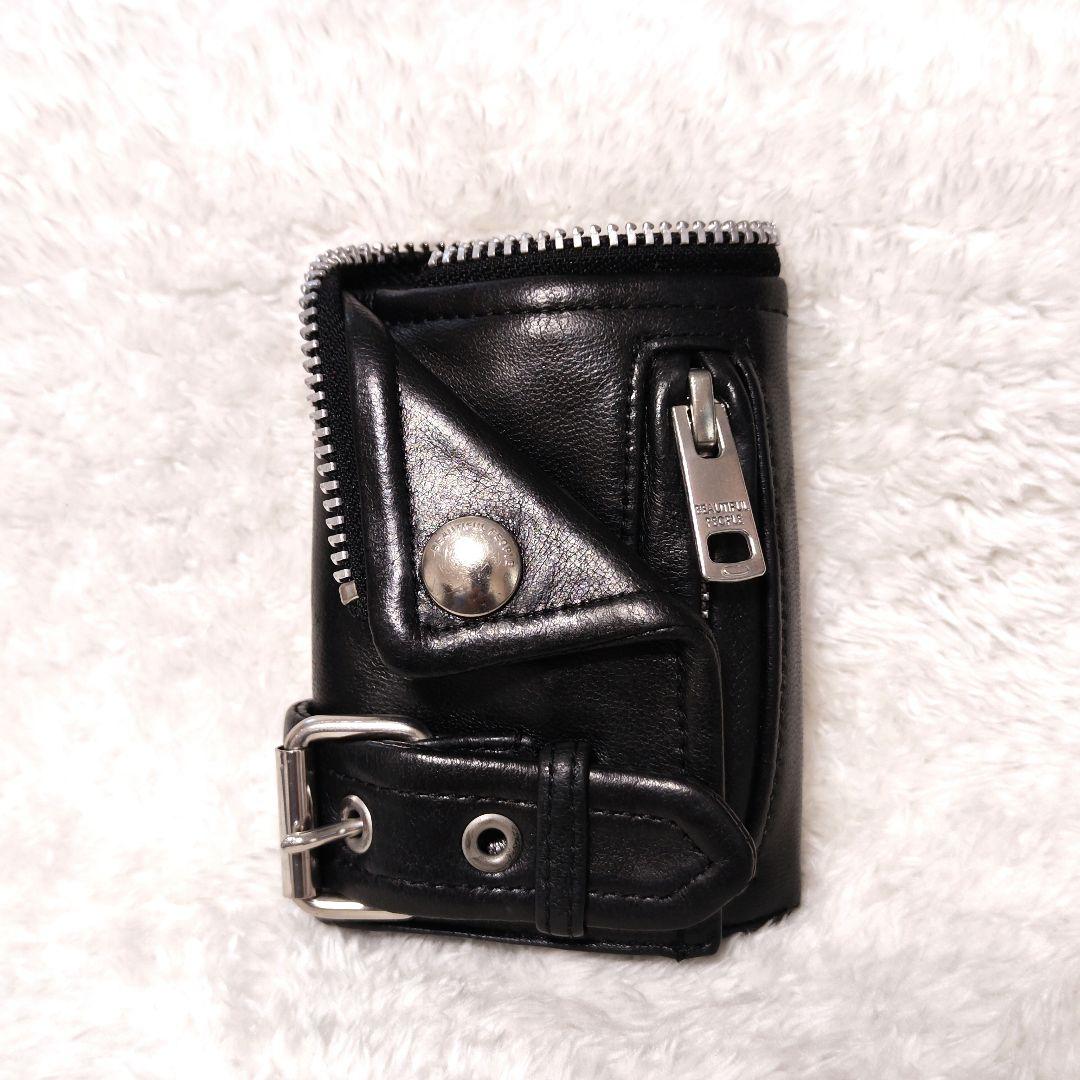 beautiful people ライダース型 キーケース 羊革