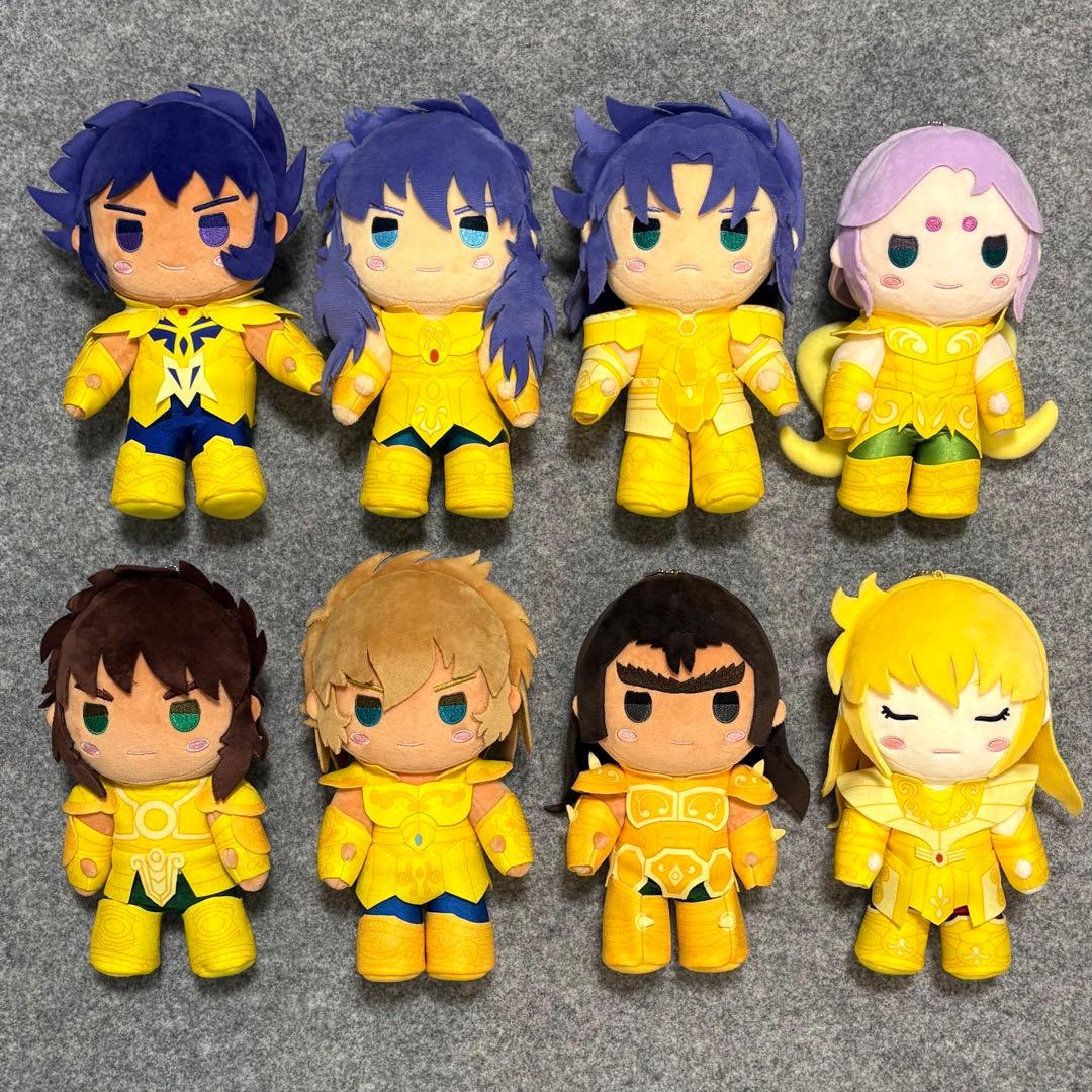 聖闘士星矢 フォルメイツ あくちょんぬいぐるみ 黄金聖闘士 8体セット