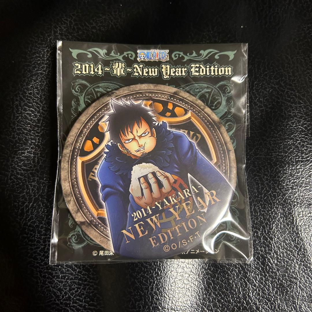 新品 ワンピース 大海賊袋 2014 輩缶バッジ ロー　ONE PIECE