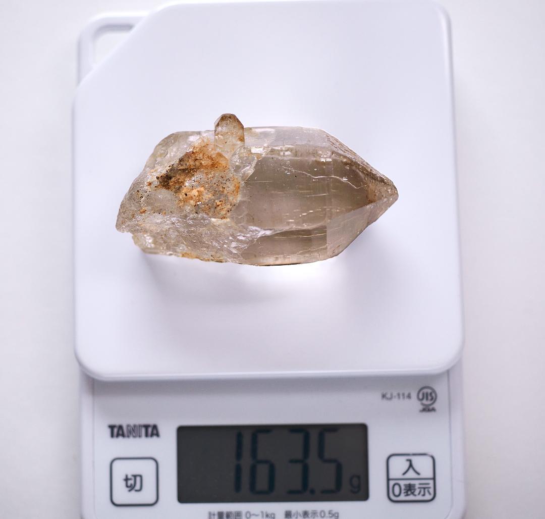 超希少　ヒマラヤ水晶　ガウリシャンカール産スモーキークォーツ　原石163.5g