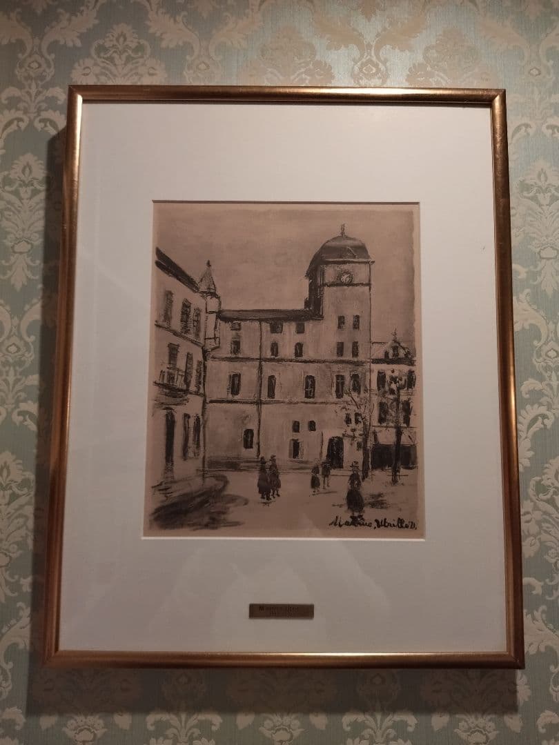 Maurice Utrillo　古びた 中学校