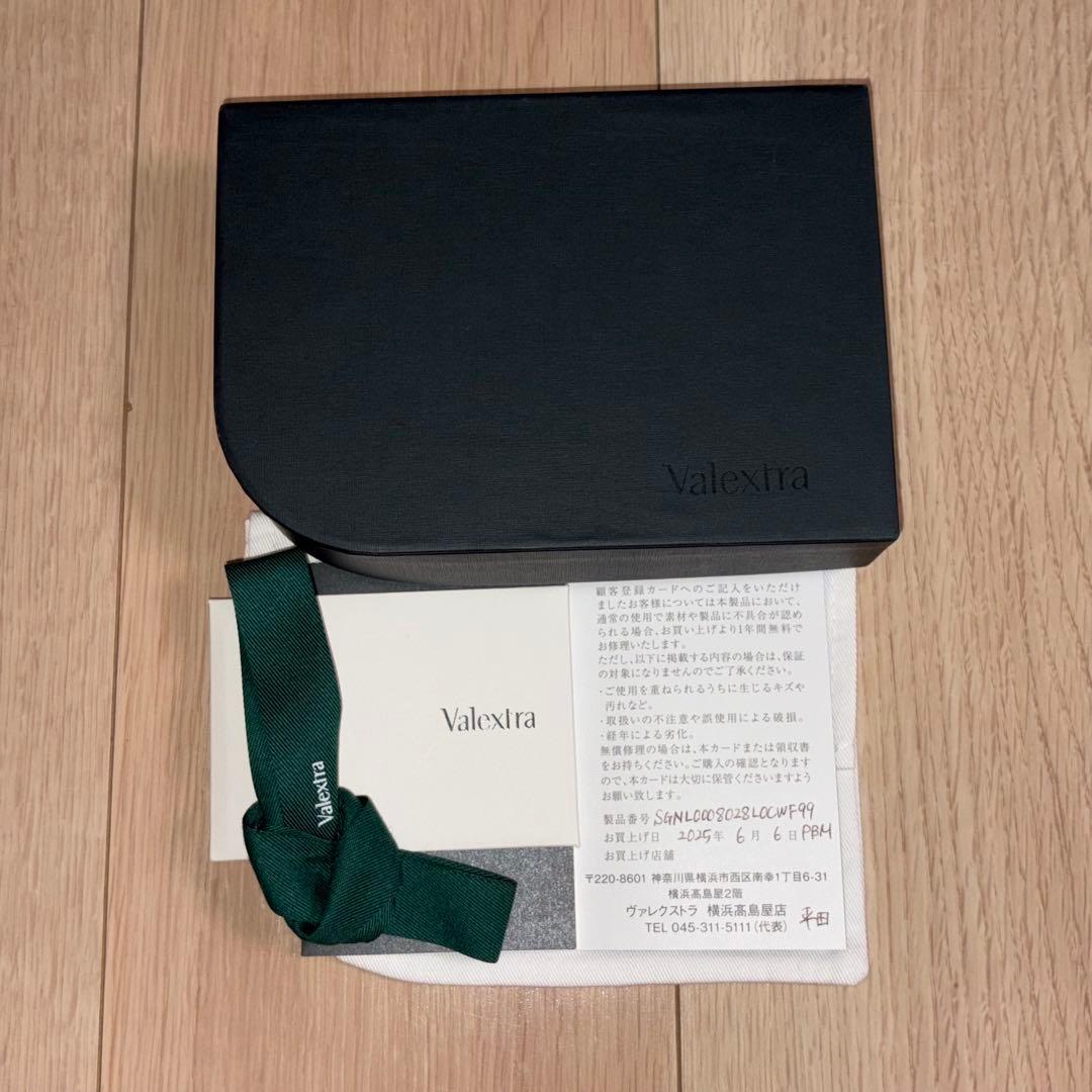 ヴァレクストラ 小銭入れ付き財布 ６カード チークピンク 付属品完備