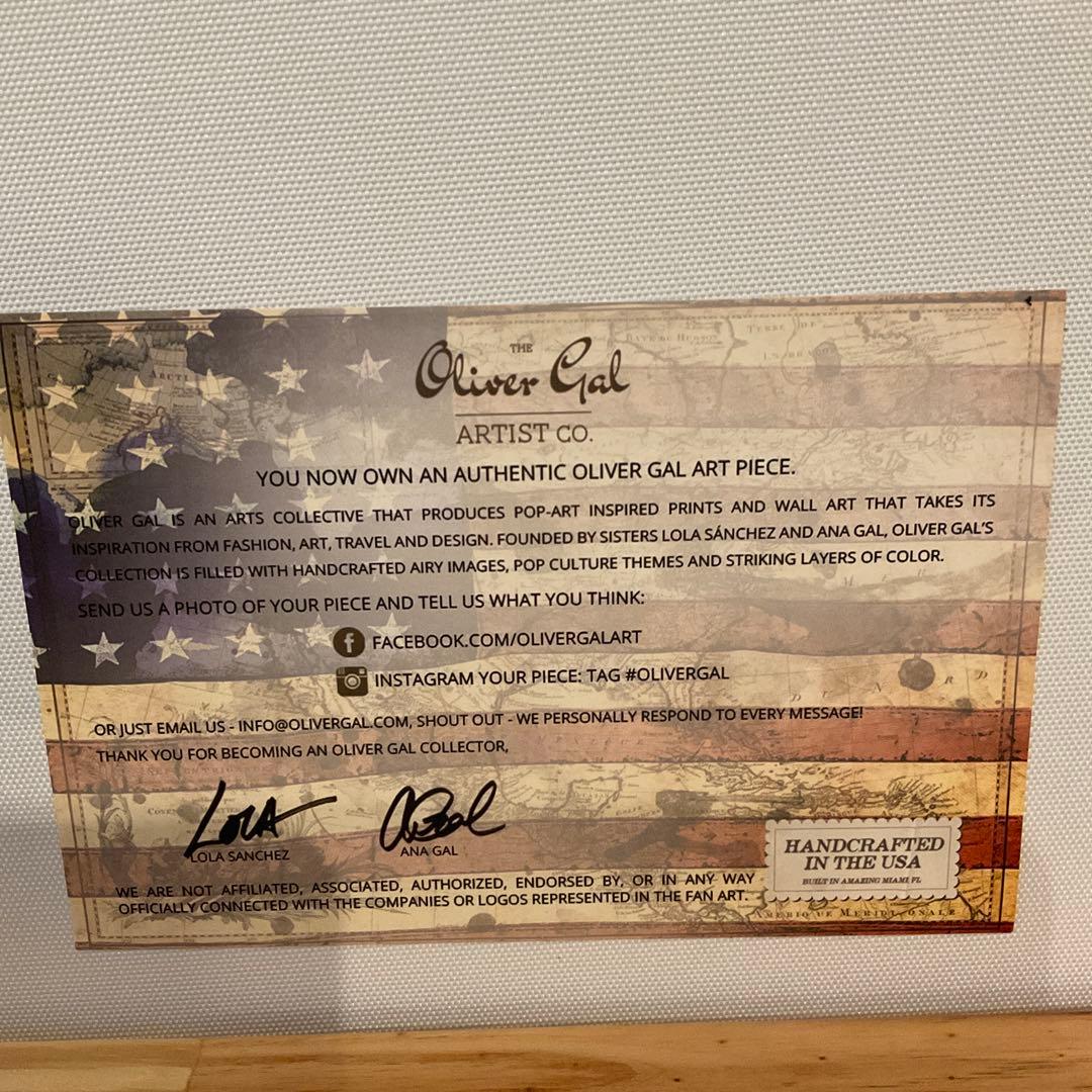Oliver Gal オリバーガル　オードリーヘップバーン　キャンバス アート