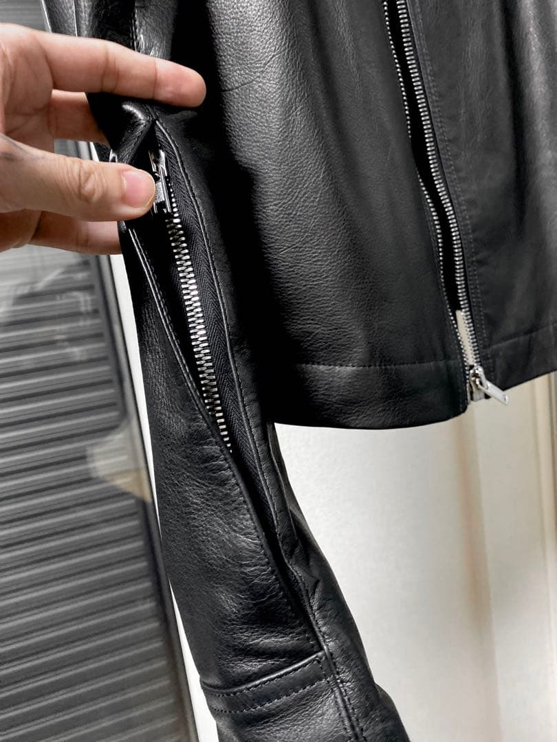 ジャケット・アウター Rick Owens MOLLINO BIKER LEATHERS JACKET