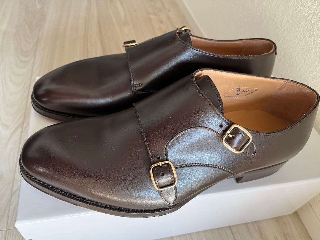 【新品】F.LLI Giacometti FG603 GRIGIA ダブルモンク