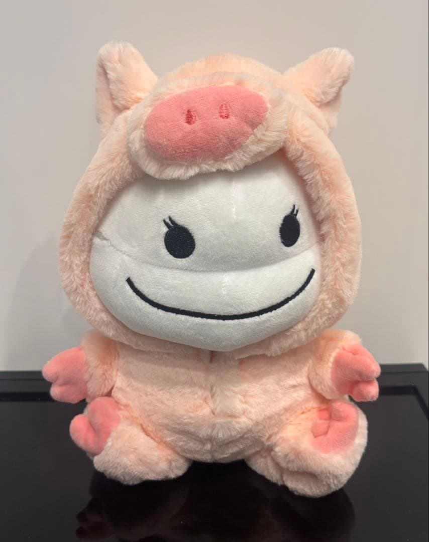 BIGOLIVE豚コスチュームのぬいぐるみ 約20cm 【非売品】