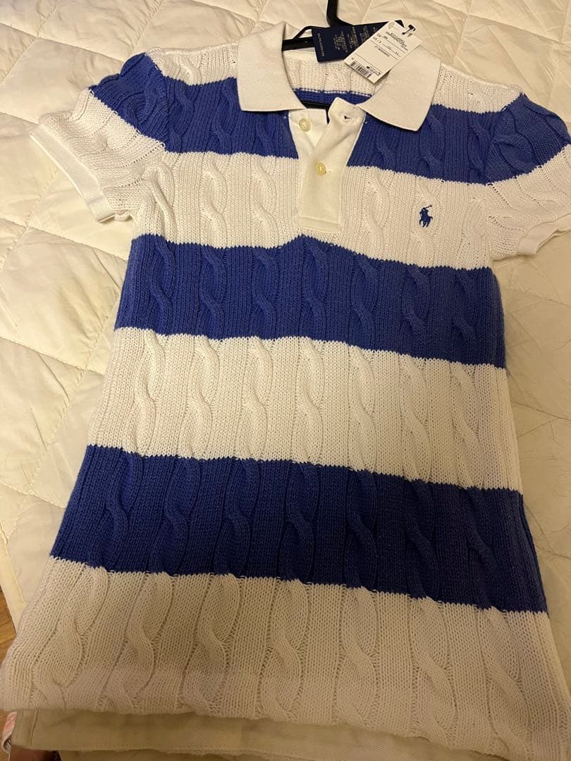 Ralph Lauren ケーブル編みポロシャツ US 5
