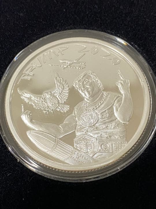 2020　トランプ大統領　シルバーラウンド　1オンス　メダル　　銀貨