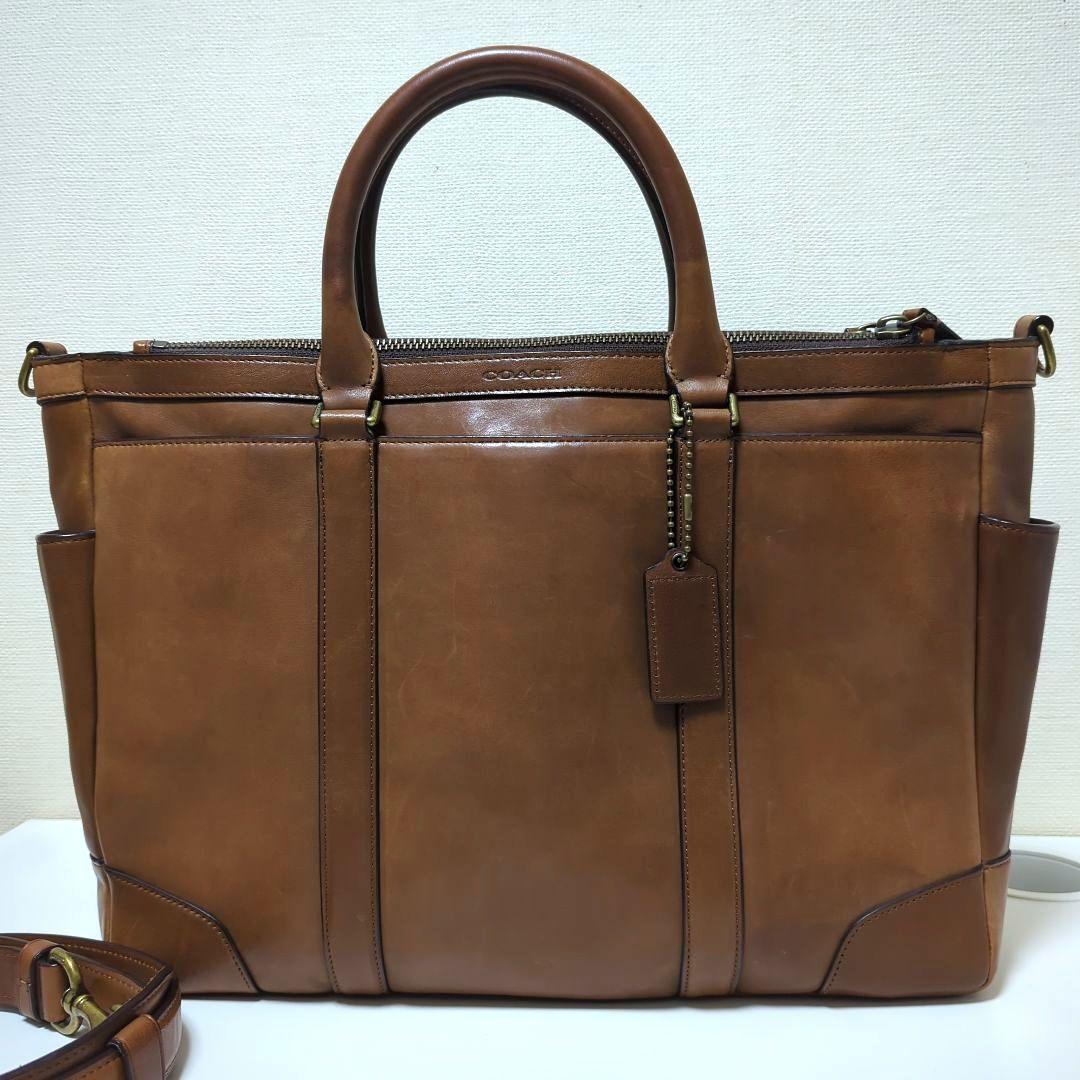 COACH　メトロポリタンレザー　2WAYショルダーバッグ