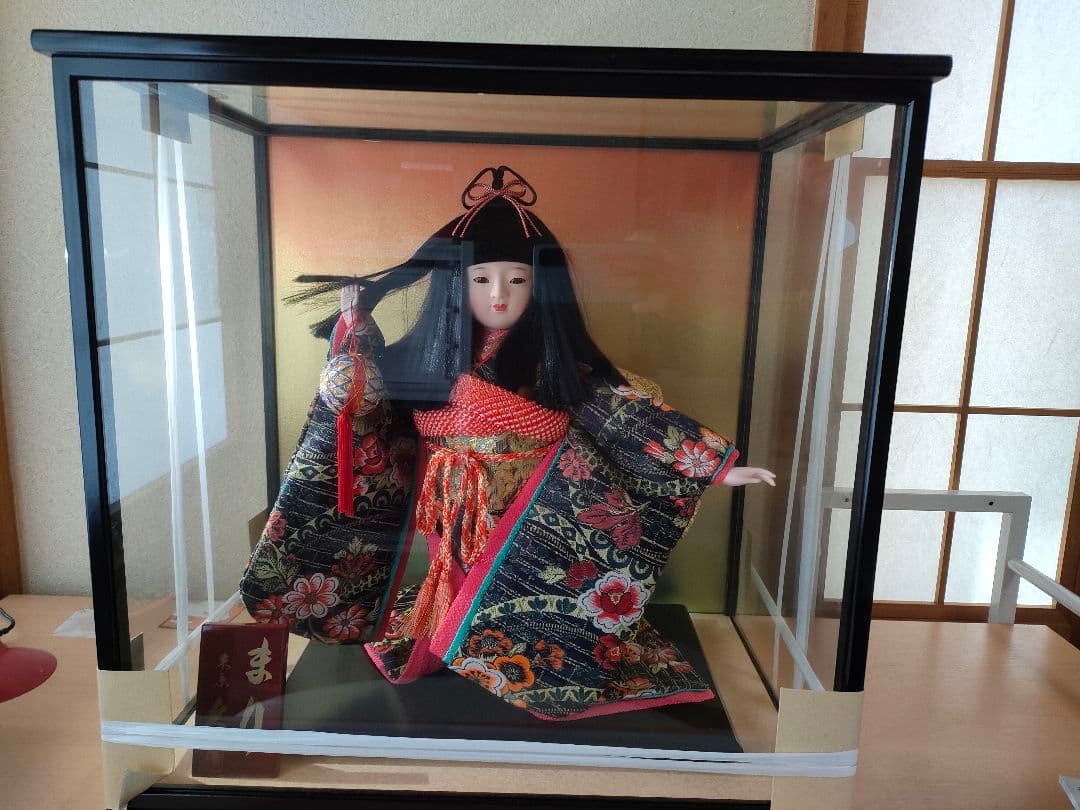 市松人形 人形の久月 東京久月　正絹衣装