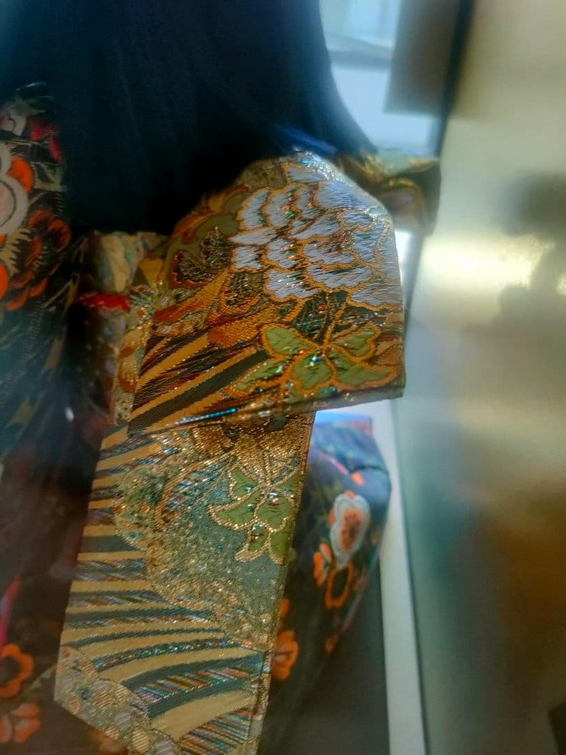 市松人形 人形の久月 東京久月　正絹衣装