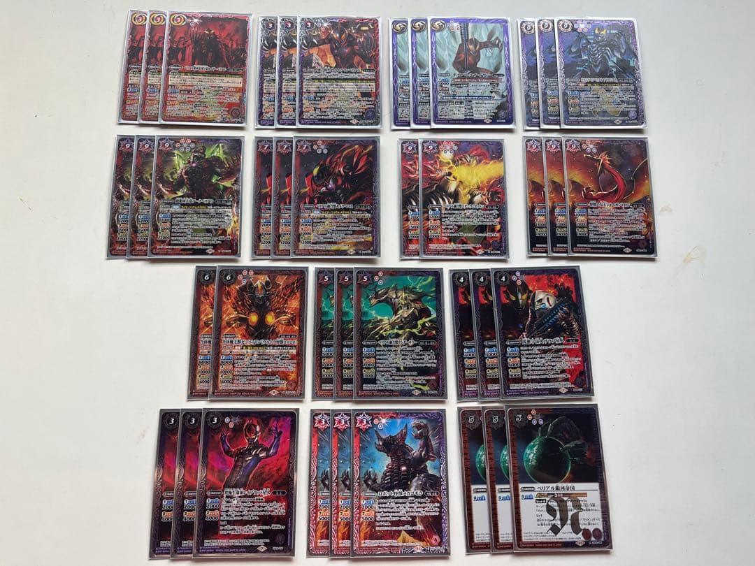 ウルトラマンベリアル　ウルトラ怪獣　デッキ　スリーブ付き