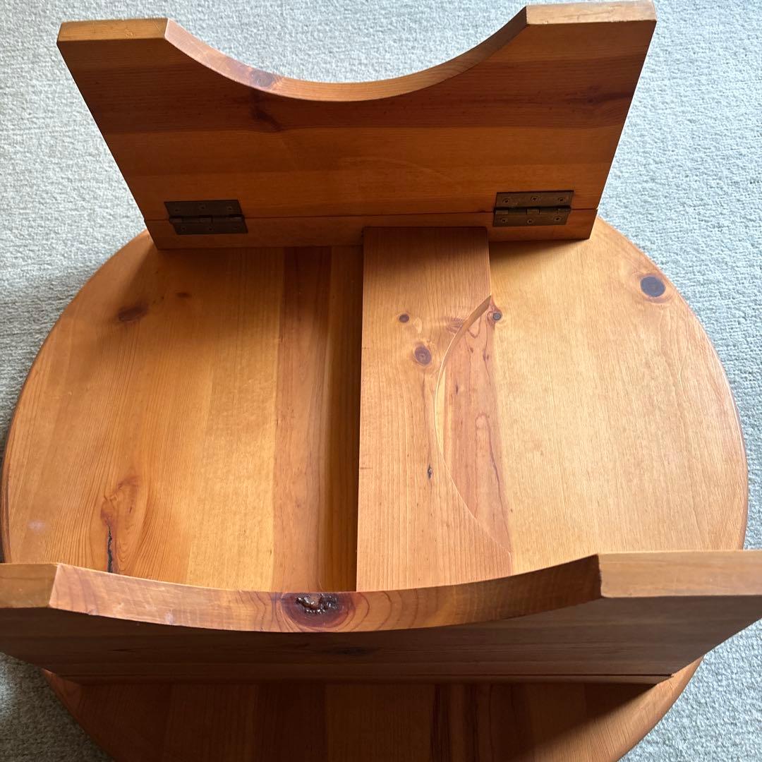 折りたたみ　ローテーブル　丸型　円形　ちゃぶ台