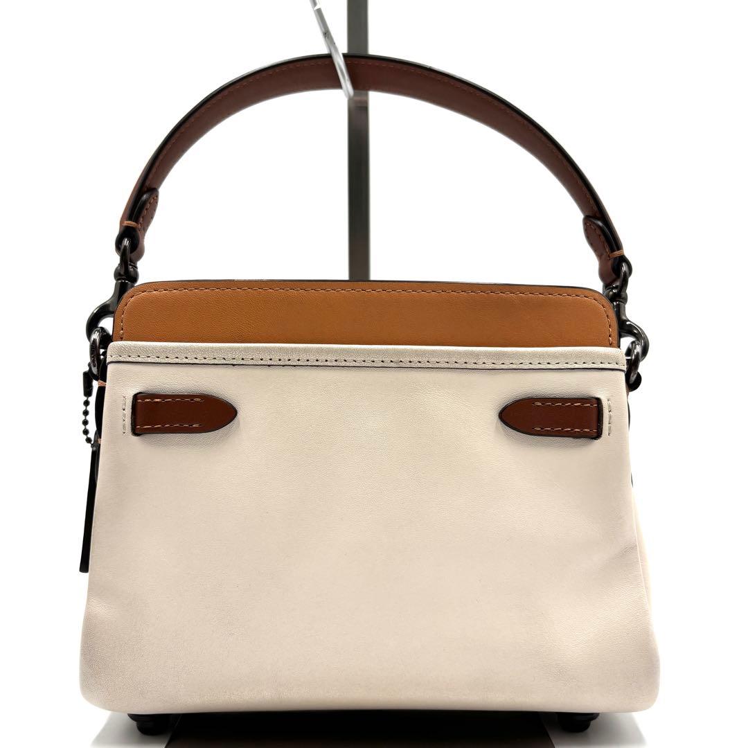 現行 コーチ 2way テート 18クロスボディ カラーブロック ハンドバッグ