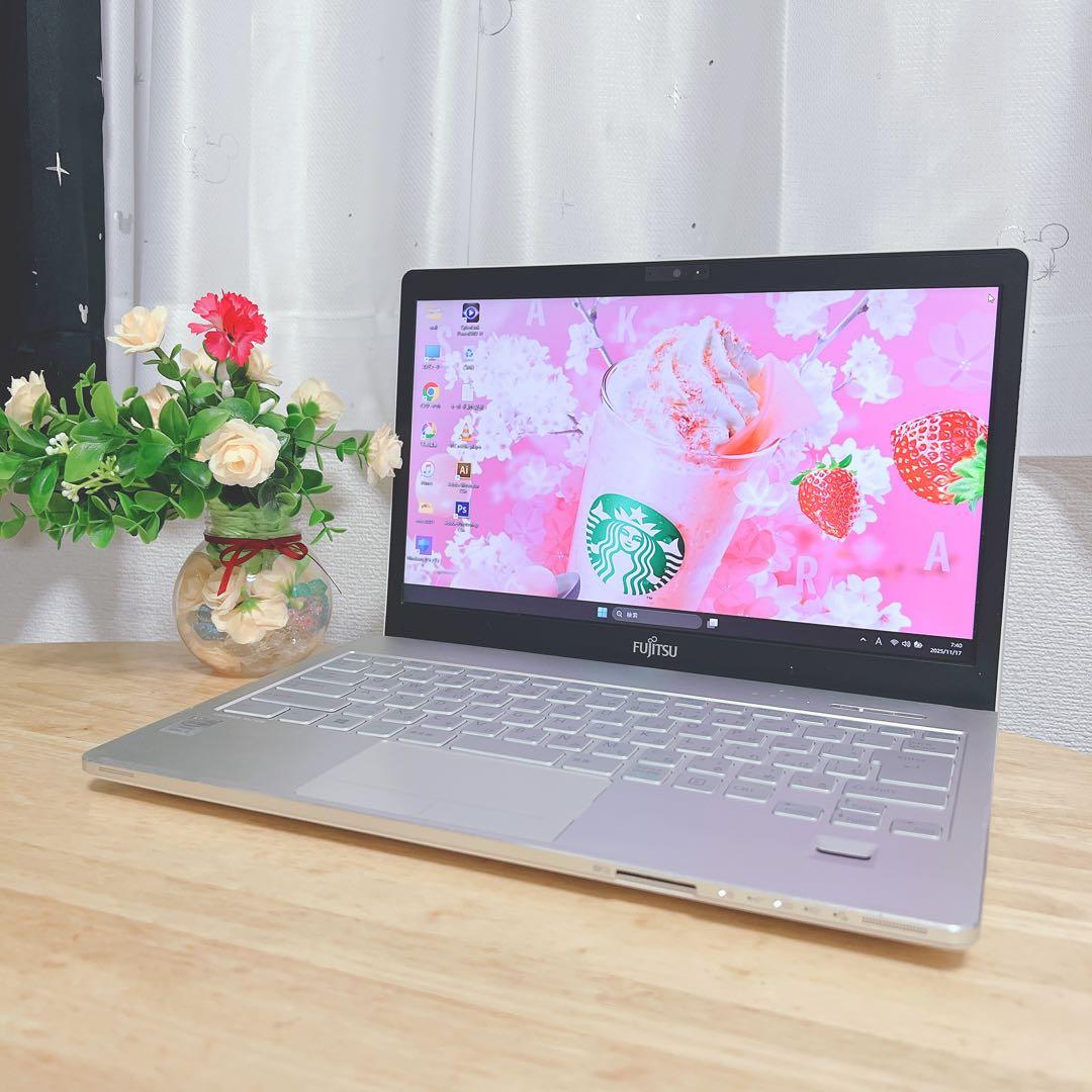 美品、高速SSD、コアi5、win、イラレ、Office2021、カメラあり