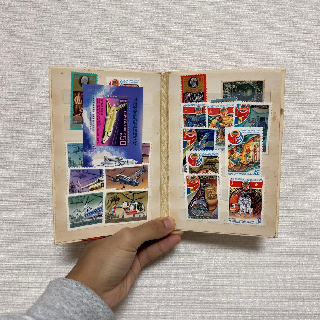 【激レア】旧ソビエト連邦時代 未使用 記念切手本 外国切手 ロシア モスクワ