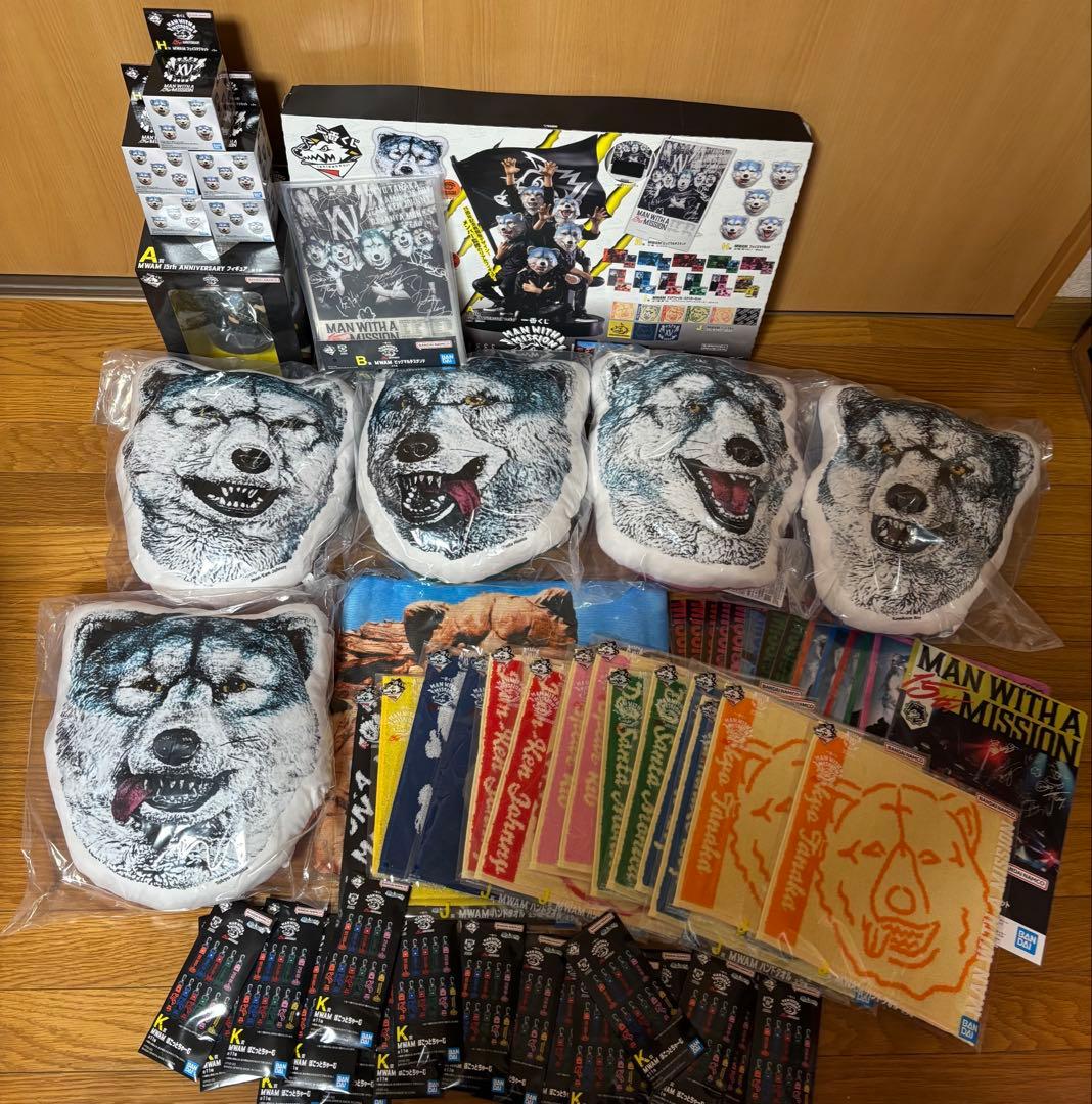 一番くじ MAN WITH A MISSION 15th 62点セット