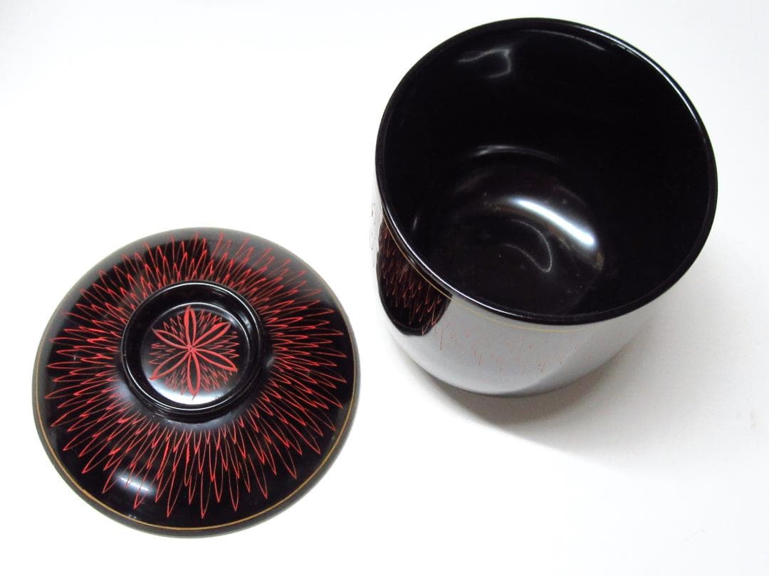 箸洗「沈金糸菊箸洗」５客入 幸齊作 共箱 懐石道具/茶会席 茶道具 CU-25