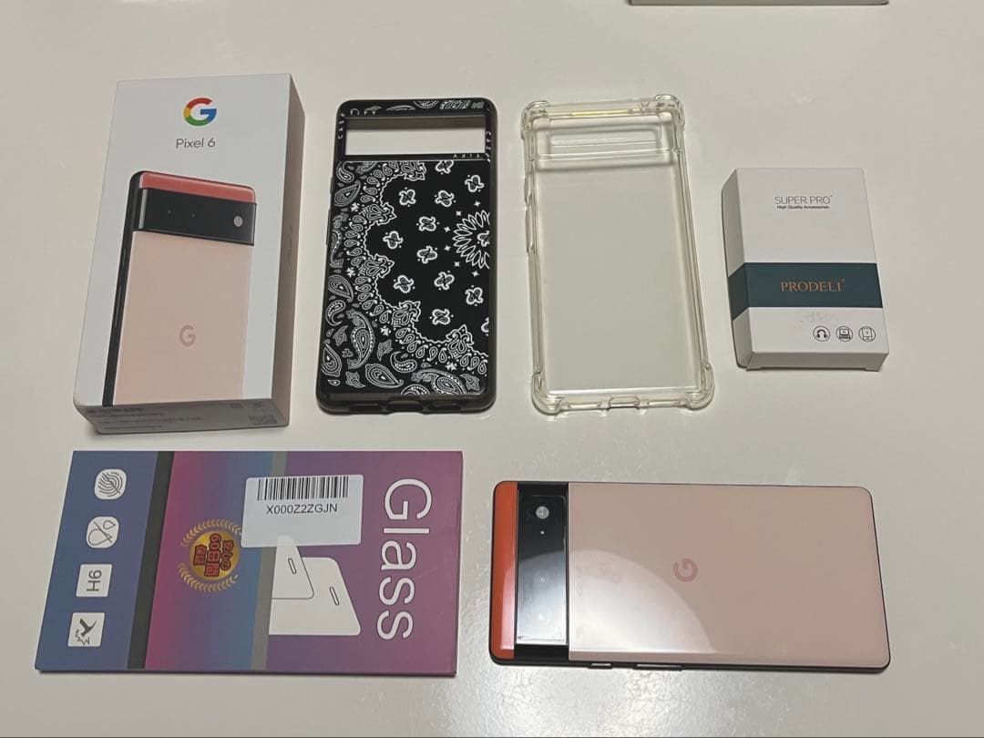 美品　Pixel6 128GB ピンク(Kinda Coral)