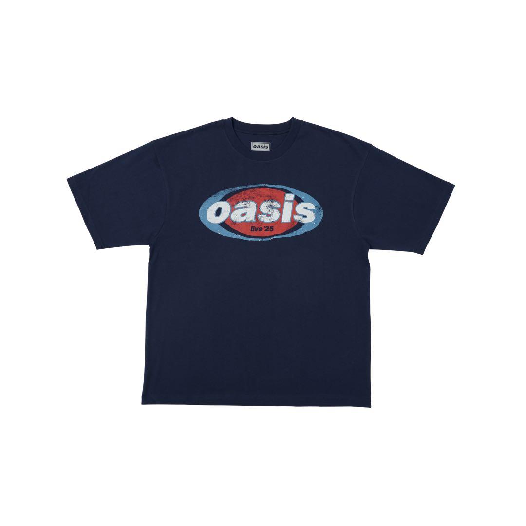 ☆★早い者勝ち★☆ oasis ロゴ Tシャツ Lサイズ ネイビー