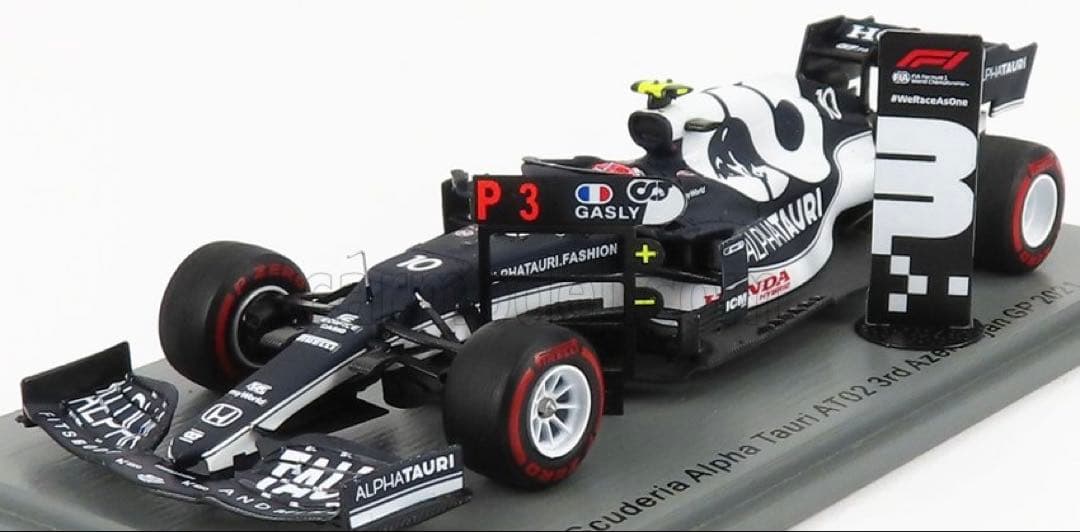 1/43 AlphaTauri ホンダAT02 2021年アゼルバイジャン3位