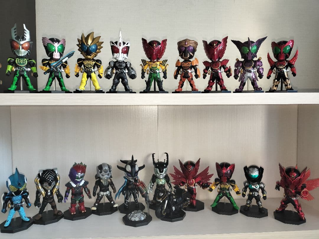 ワールドコレクタブルフィギュア　仮面ライダーオーズ21体セット（ケース付き）