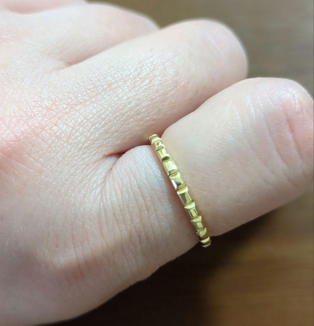 ベルシオラK18YGリング　15号