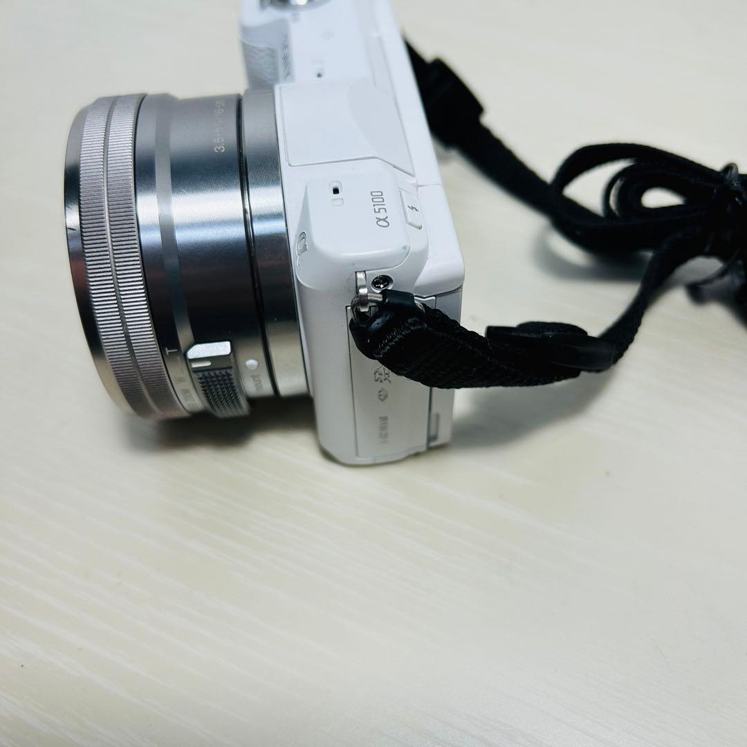 人気！ SONY α5100 ミラーレス一眼 E 16-50mm ホワイト
