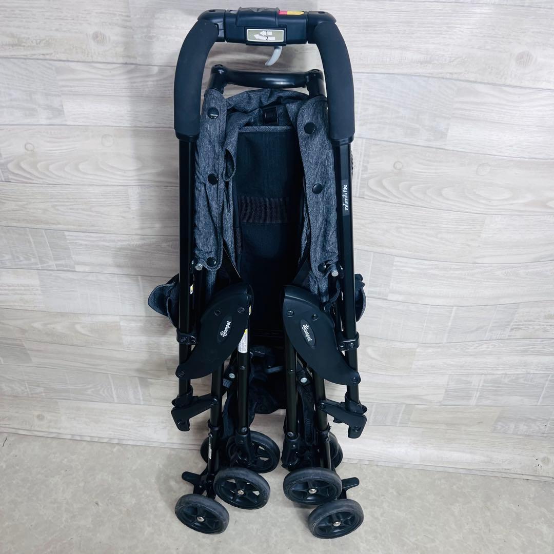 コムペット ミリミリライトα ペットカート 犬用 ブラック