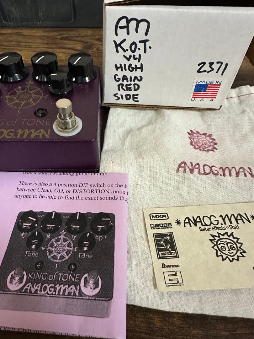 Analog.Man King Of Tone V4 難あり