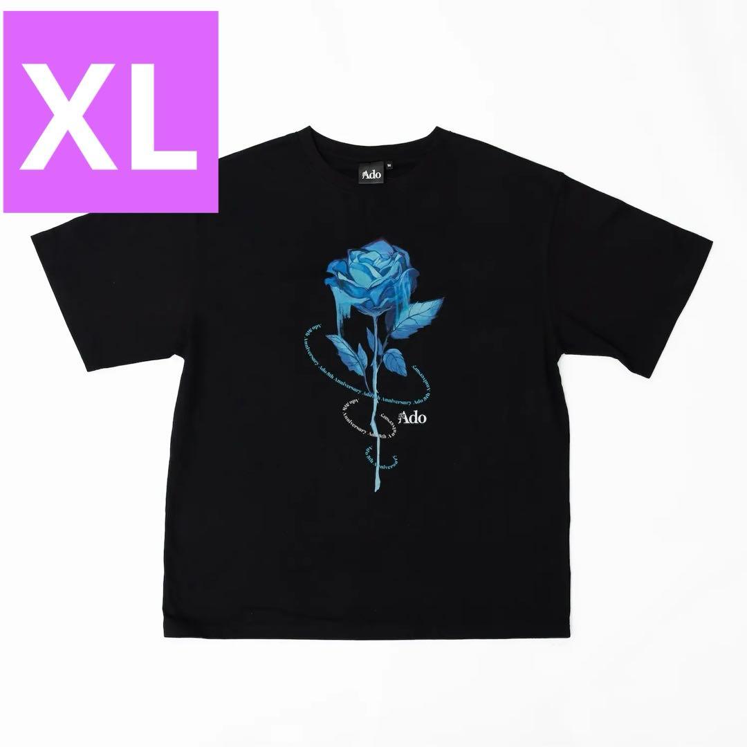 XL Ado 5th Anniversary ブルーローズTシャツ　よだか