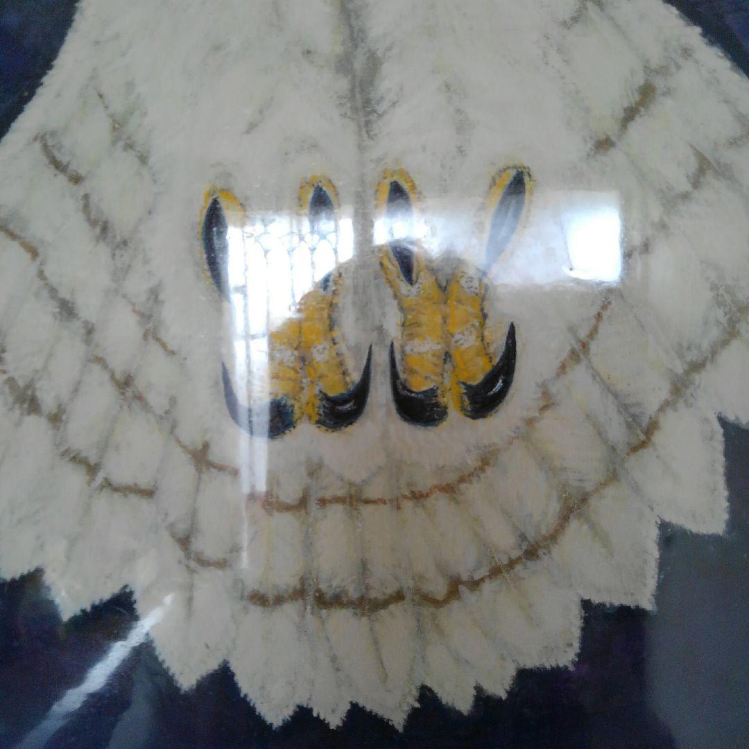 フクロウと月　50号サイズ