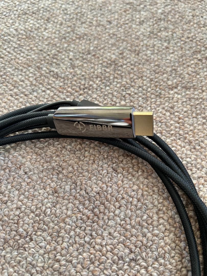 FIBBRフィバーPURE2光変換式4K対応HDMIケーブル 24Gbps 美品