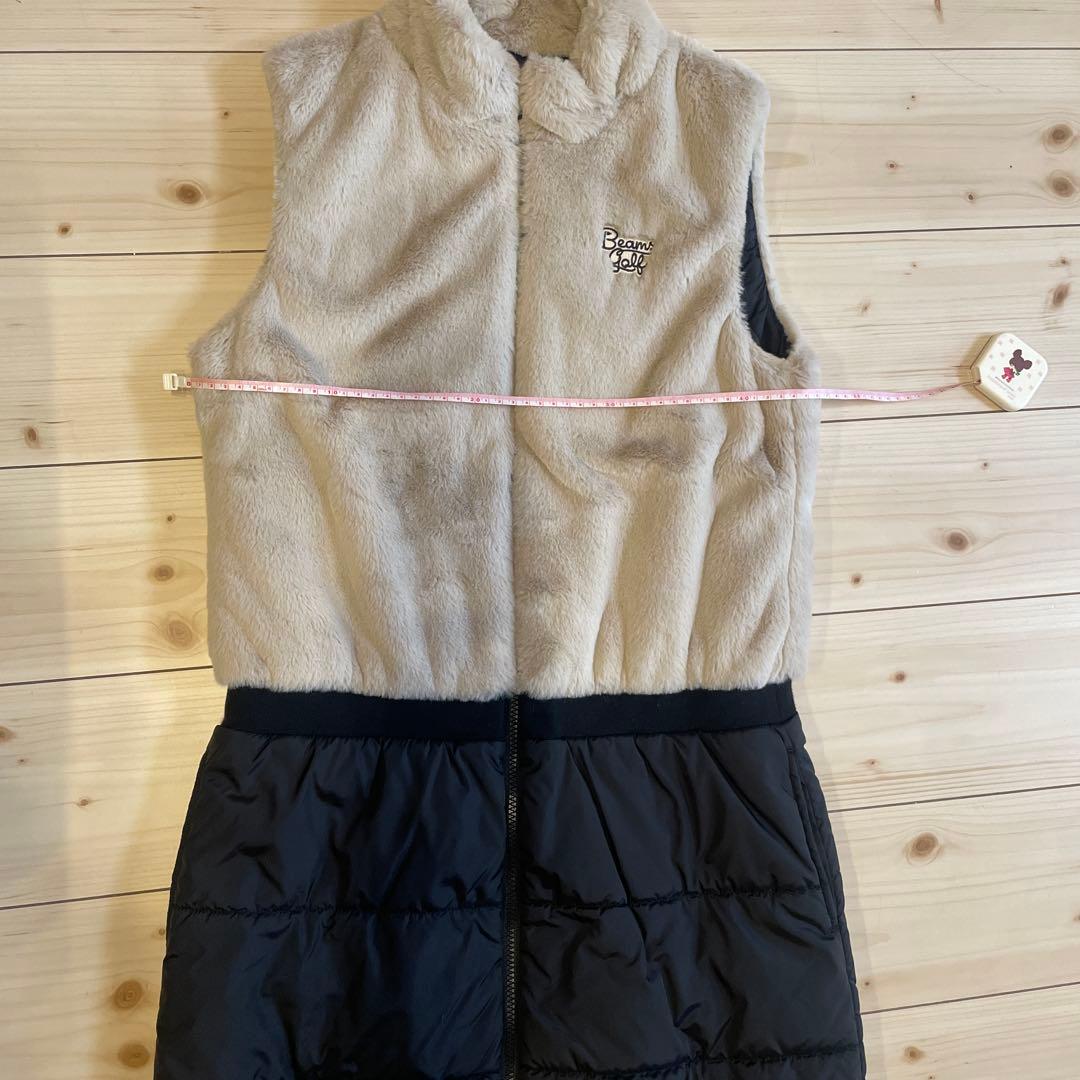 ビームスゴルフ　ボア中綿ワンピース