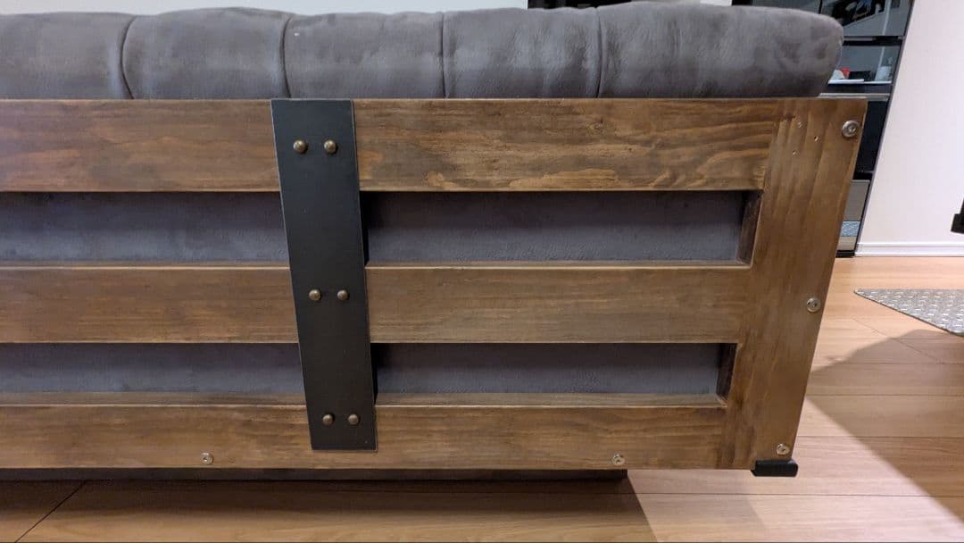 UPTOWN、プーリーソファー3人掛、モダン 、 グレーソファ