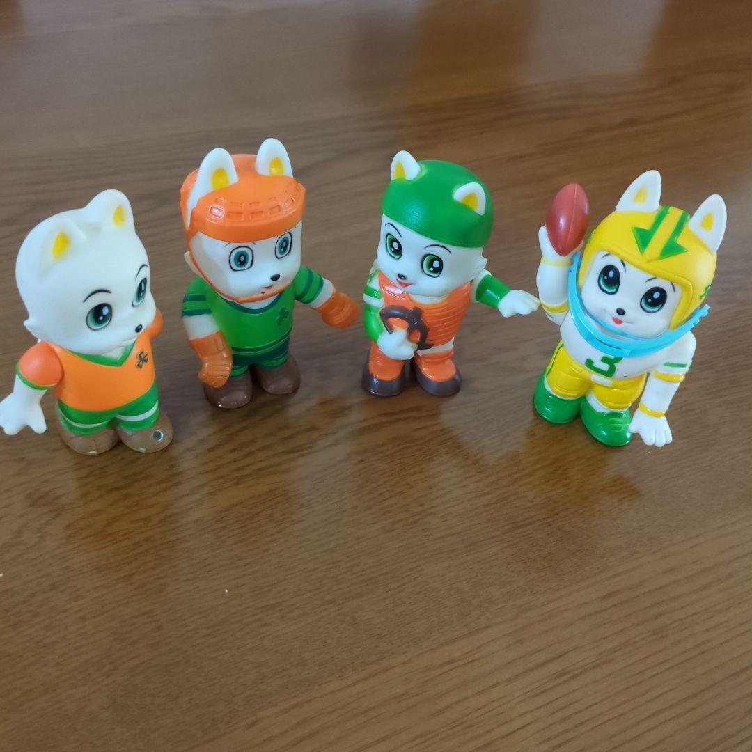 三和銀行　ワンサくん貯金箱　4個セット