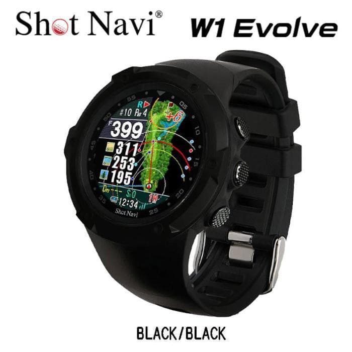 新品 ショットナビ 距離測定器 W1 Evolve 腕時計型 GPSナビ BK