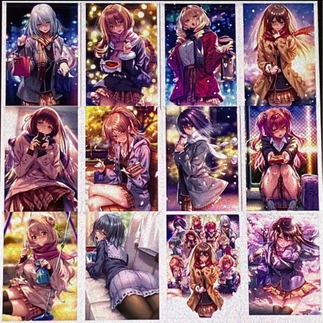 ピロ水　バレンタイン　B2タペストリー全10種　はにかみ彼女　アマカノ