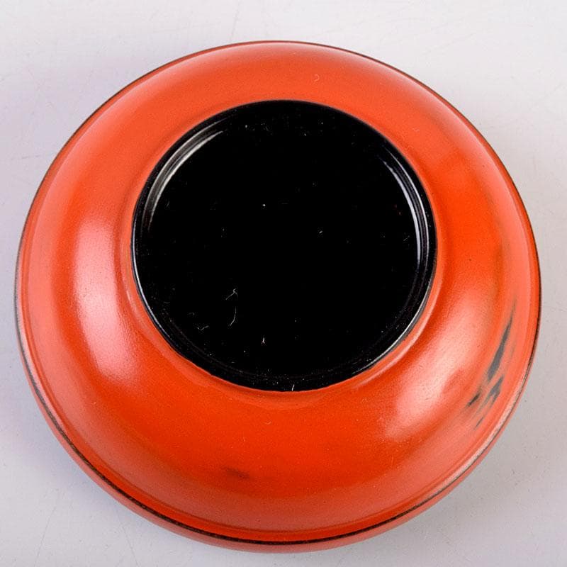 茶道具　根来塗　香合　時代箱　Z　8497