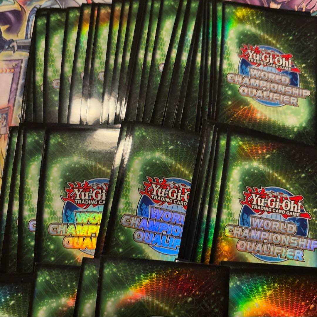 遊戯王　wcqスリーブ2013 グリーン　71枚