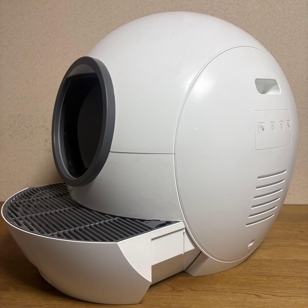 els pet 全自動猫トイレ 定期自動清掃 飛散防止 スマホ管理