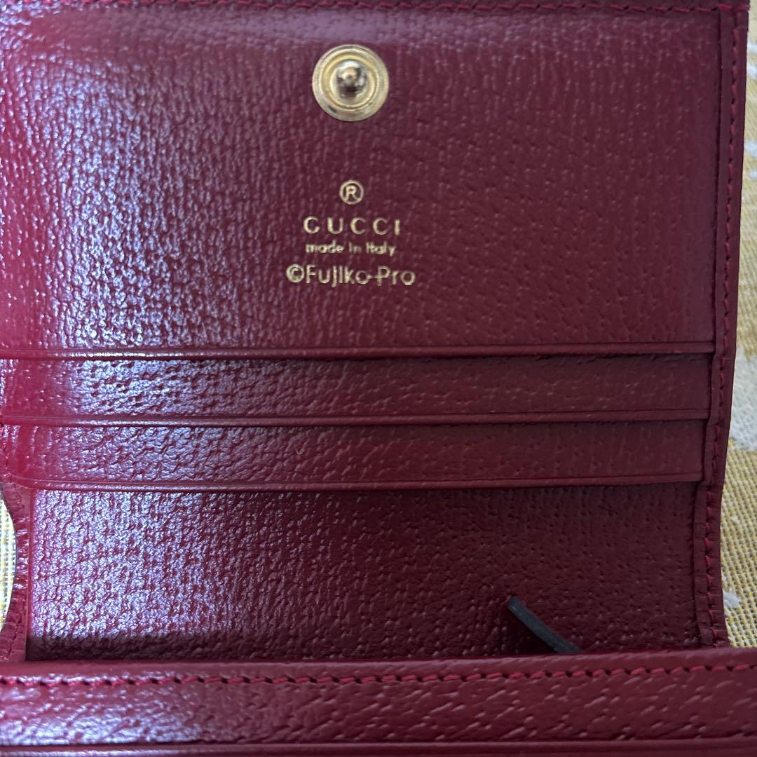 GUCCI ドラえもん二つ折り財布