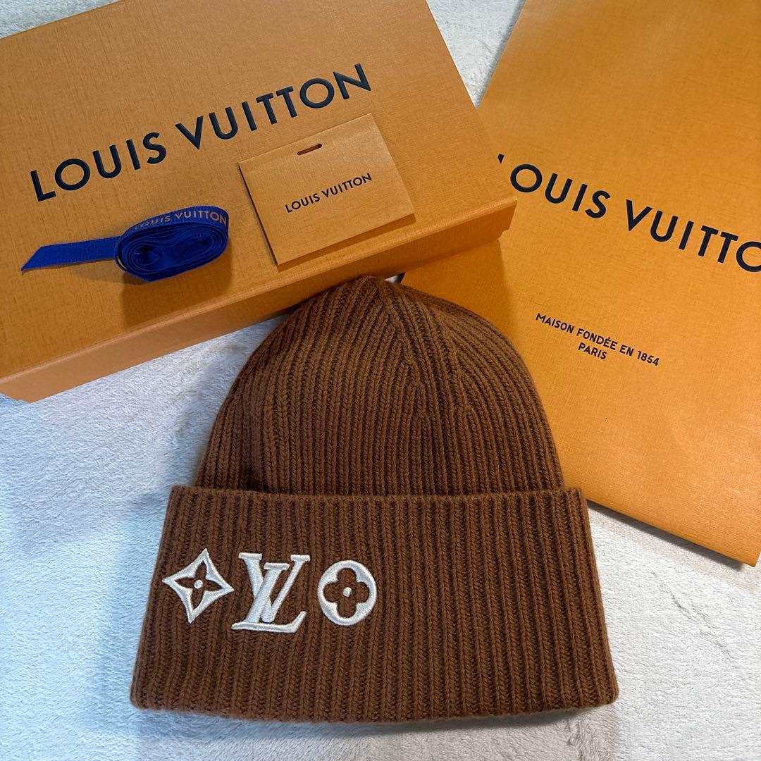 ルイヴィトン☆ビーニー・LV ヘッドライン