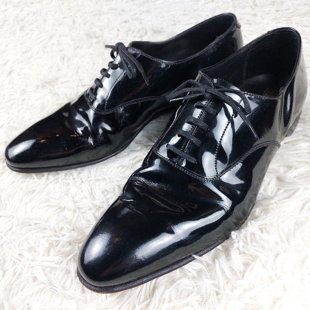 クロケット＆ジョーンズ 結婚式 エナメルドレスシューズ 靴黒 26cm