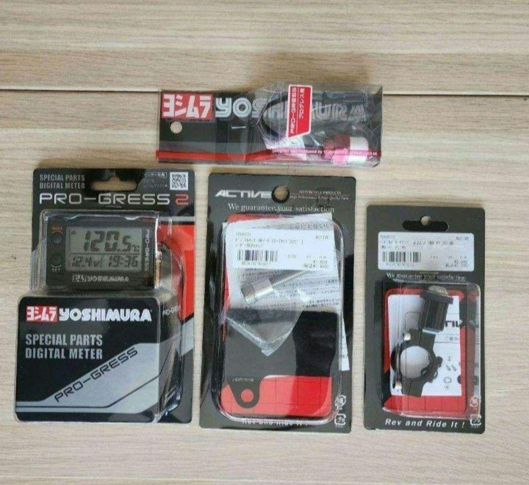 4点　ヨシムラ油温計　PRO-GRESS2 マルチテンプメーター 油温センサー