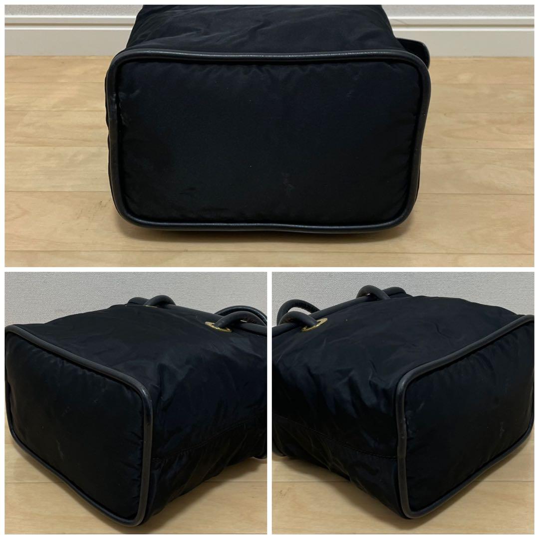 ■ CELINE（セリーヌ）良品 / ナイロン×レザー / ハンドバッグ/ 黒