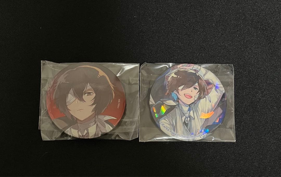 文豪ストレイドッグス 太宰治 原作絵 15歳 novels 缶バッジ