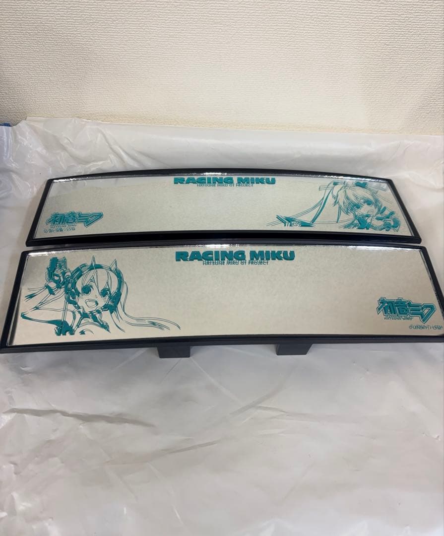 ワイドミラー 初音ミク レーシングミク　バックミラー　2個セット