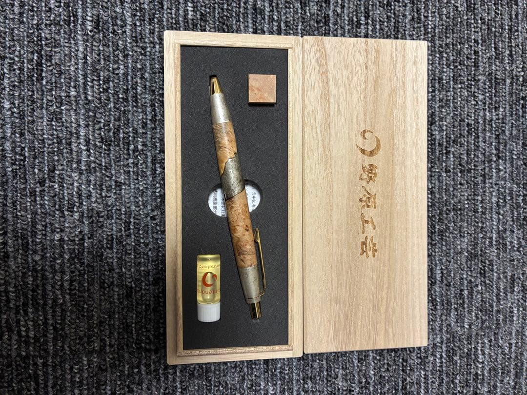 野原工芸　侘寂　侘寂カエデ瘤斑紋純銀色